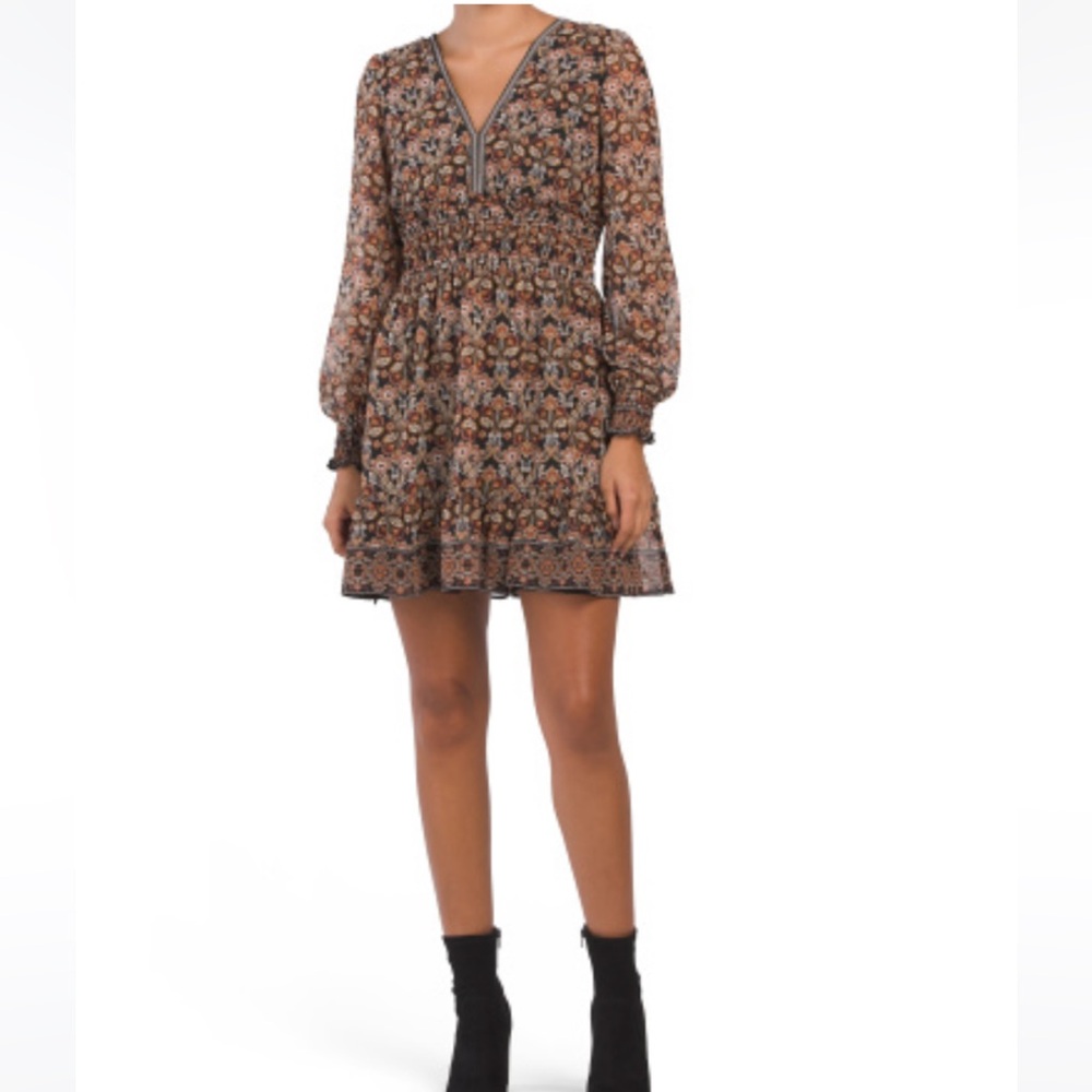 Fall floral dress 🍂